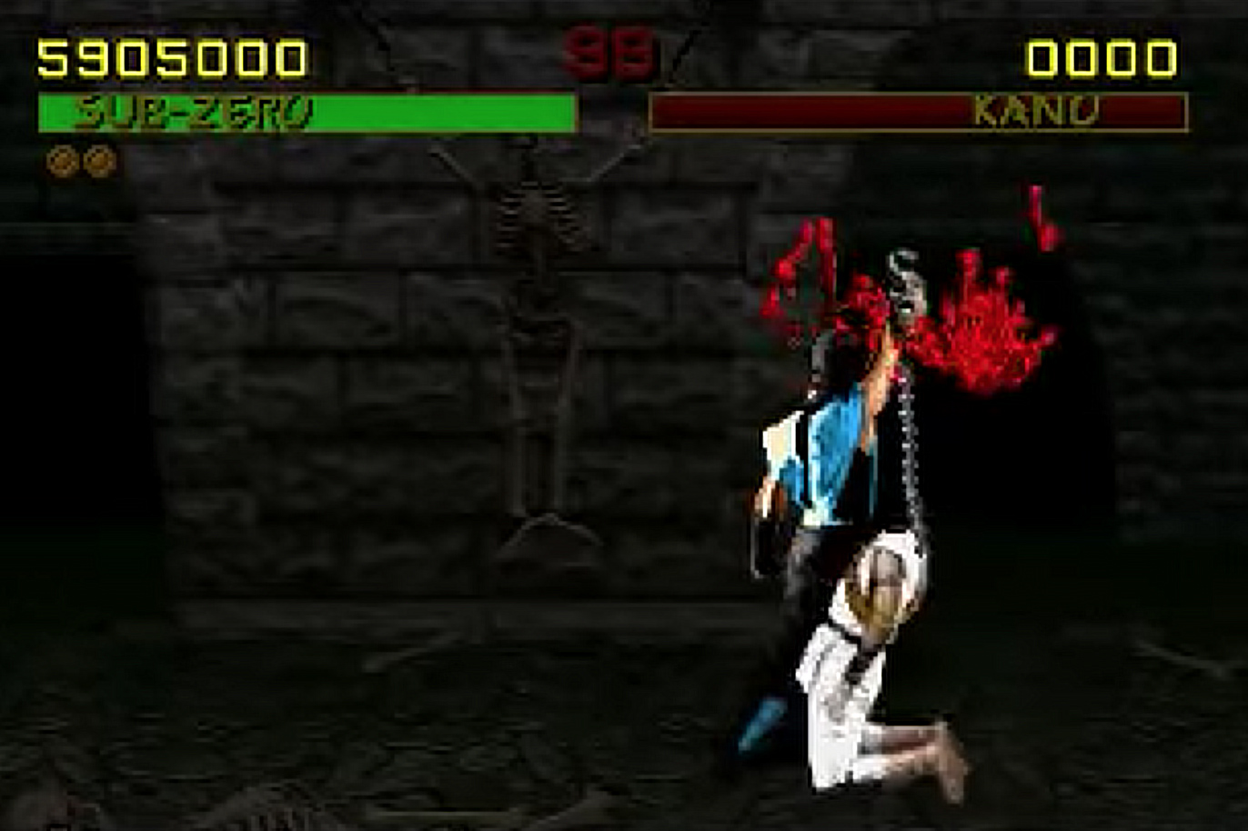 Mortal Kombat MK Sub Zero Fatality breaking your face in by humida