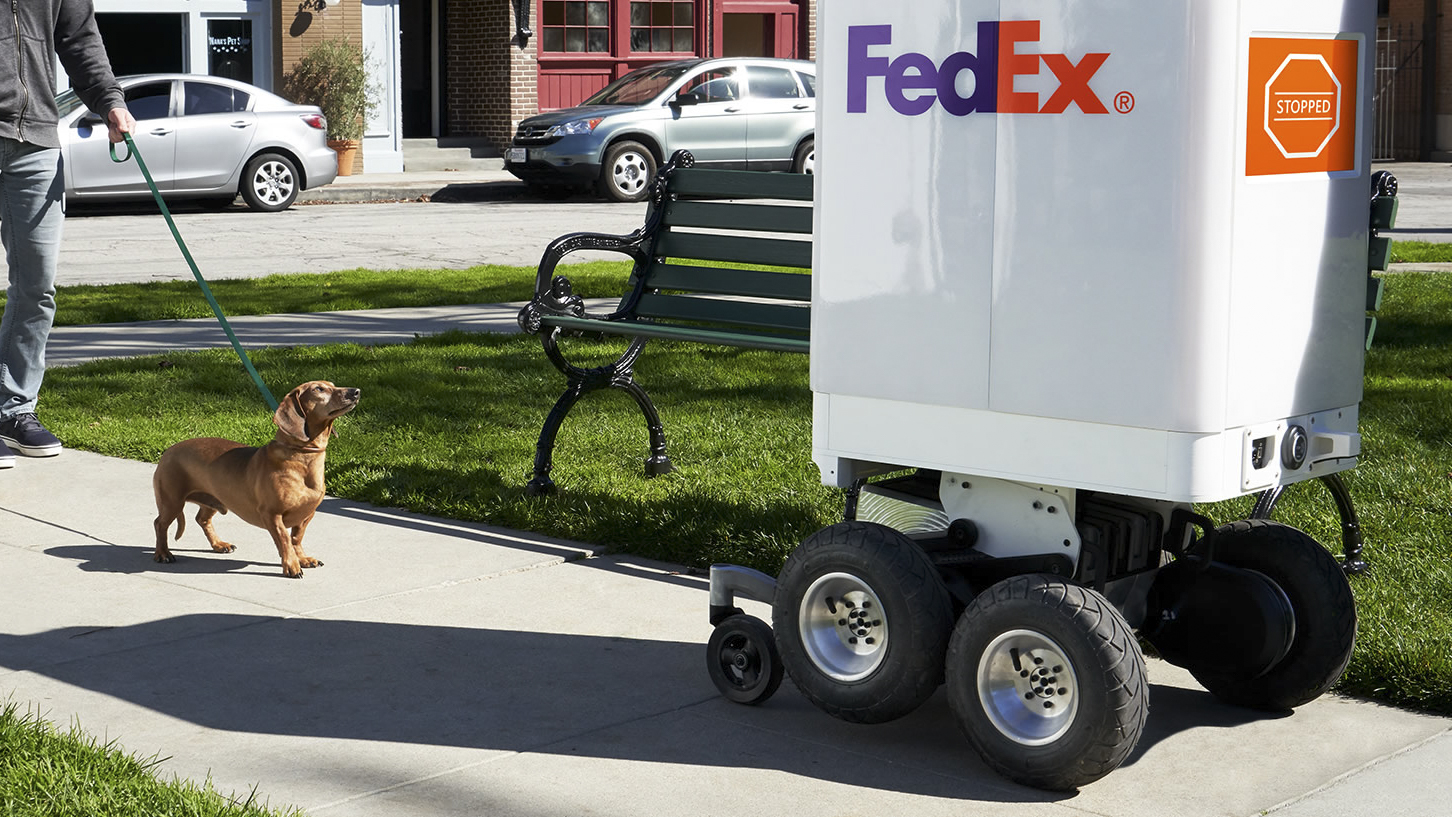 Fedex best sale robot delivery