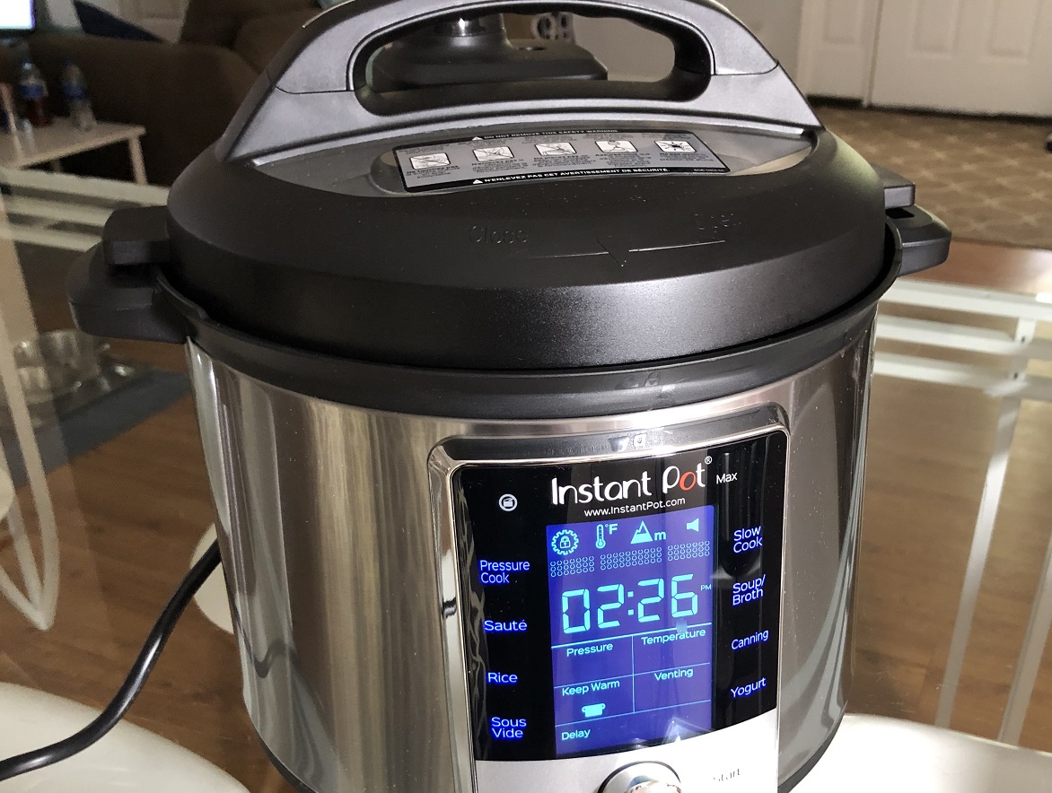 Instant Pot Max 6 Quart Multi-use Electric Pressure Cooker with 15psi  Pressure Cooking, Sous Vide, Auto Steam Release Control and Touch Screen