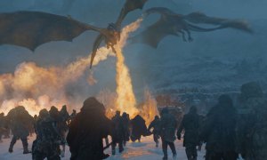 Jon Snow and friends vs. the White Walkers and the Night King