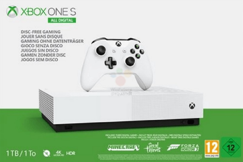 Xbox One S All Digital 1tb Usado
