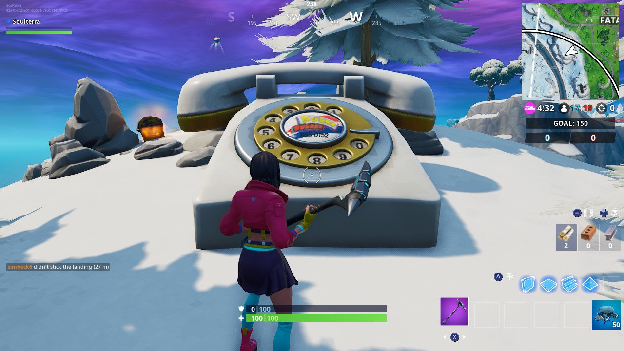 Fortnite Week 2 Challenge Visit an Oversized Phone Big Piano