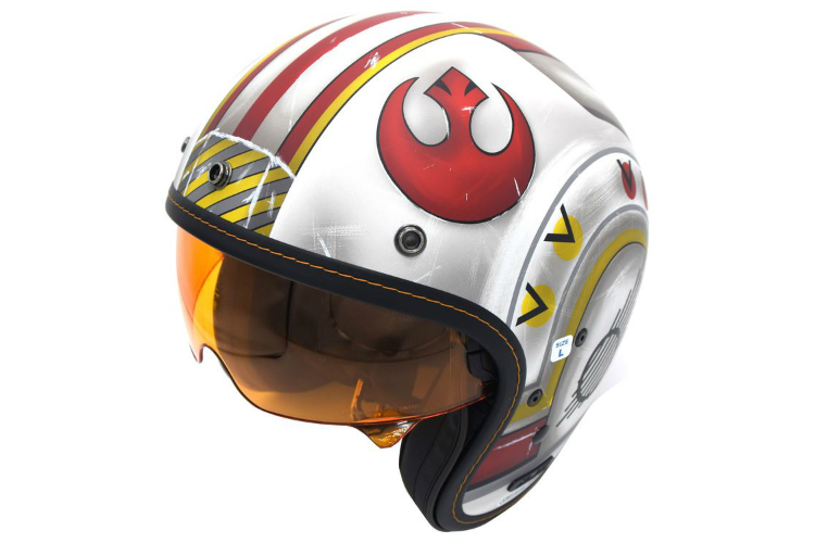 Stormtrooper deals motorcycle helmet