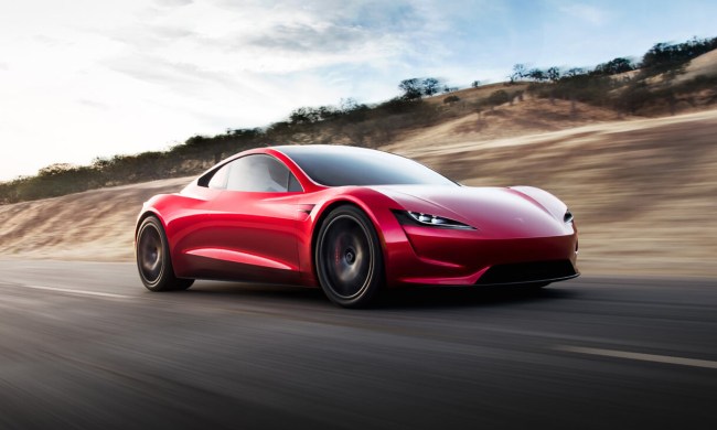 Tesla Roadster front view