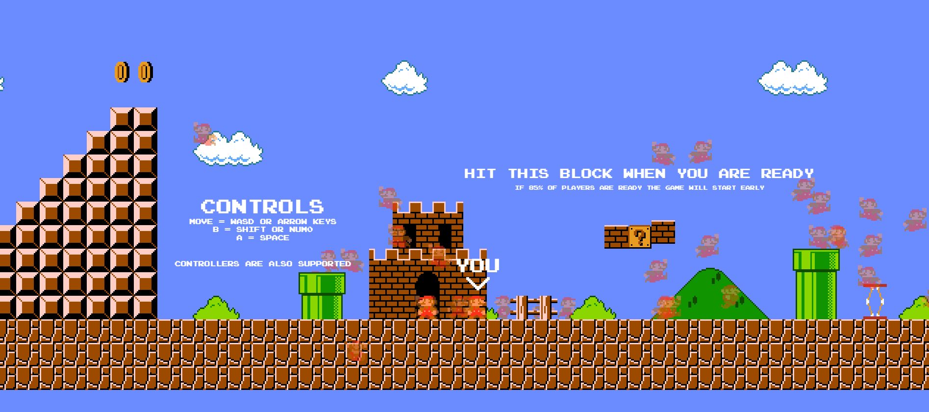 Fan creates a Super Mario Bros Battle Royale PC game that is completely free  on your browser right now