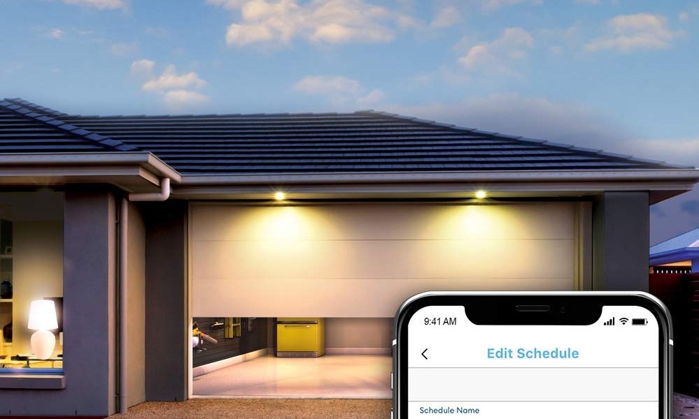 The myQ Garage Door Opener control with app.