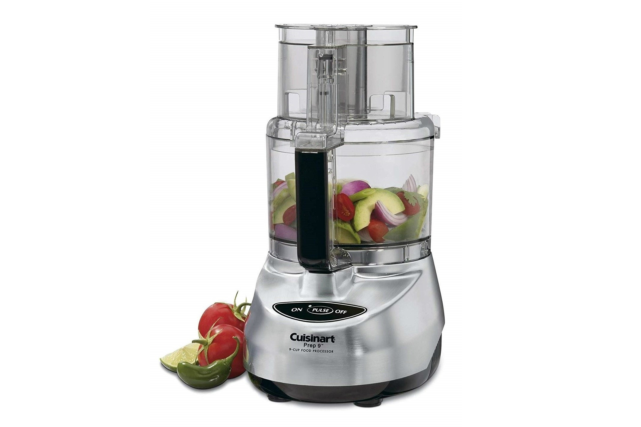 Cuisinart Prep 9 9-Cup Food Processor, Stainless Steel (DLC-2009CHBMY) 