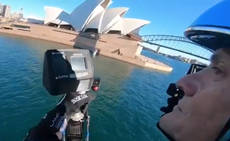 Watch This Jetpack Pilot Make a Successful Flight Around Sydney Harbour ...