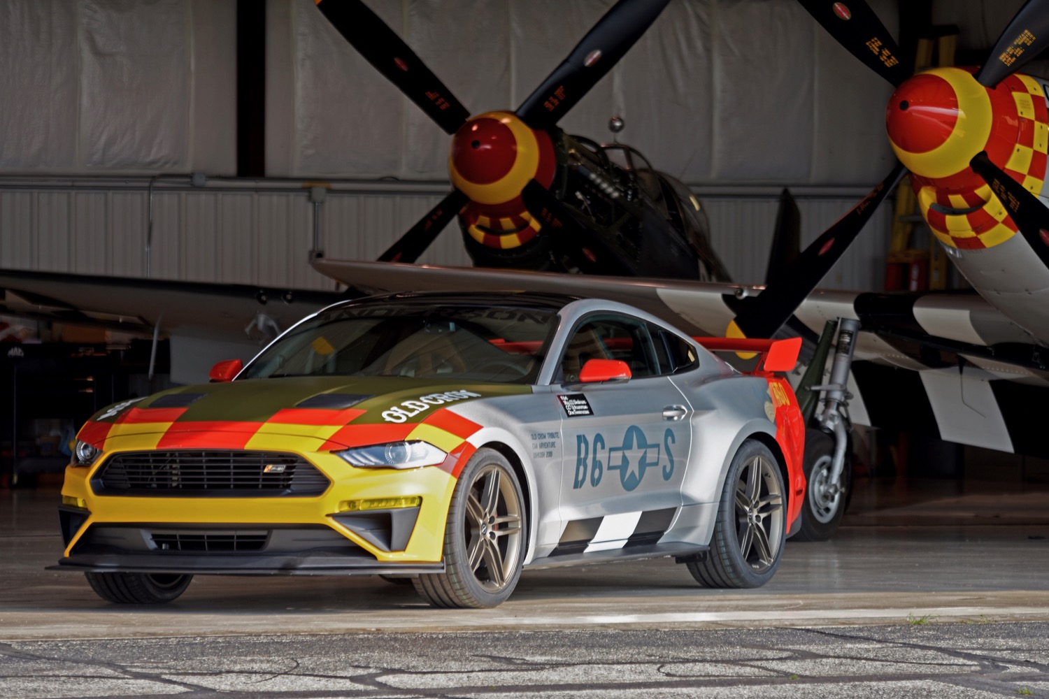 Ford and Roush Unveil Mustang GT Inspired by WWII Fighter Plane
