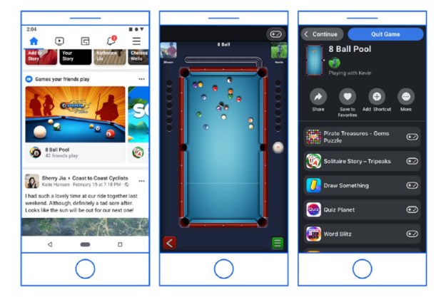 Facebook Messenger launches Instant Games