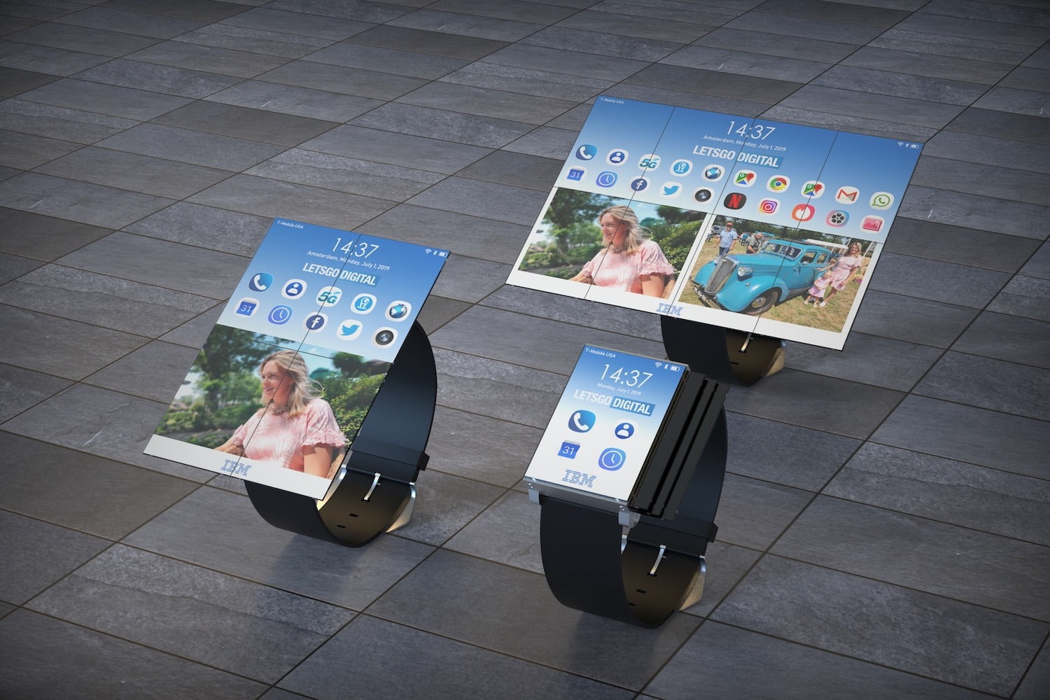 Foldable watch store