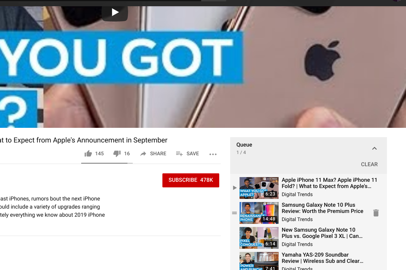 How to Enable YouTube's New Add to Queue Option Digital Trends