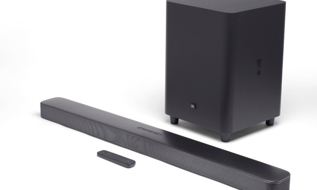 The JBL Bar 5.1-channel soundbar on a white background.