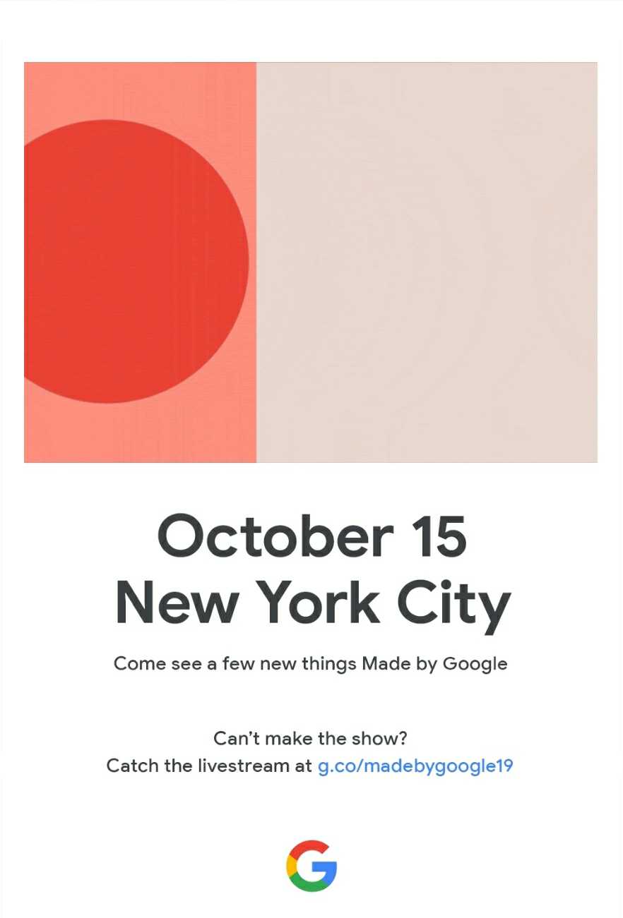 Google's Pixel 4 Event is Scheduled For October 15 Digital Trends