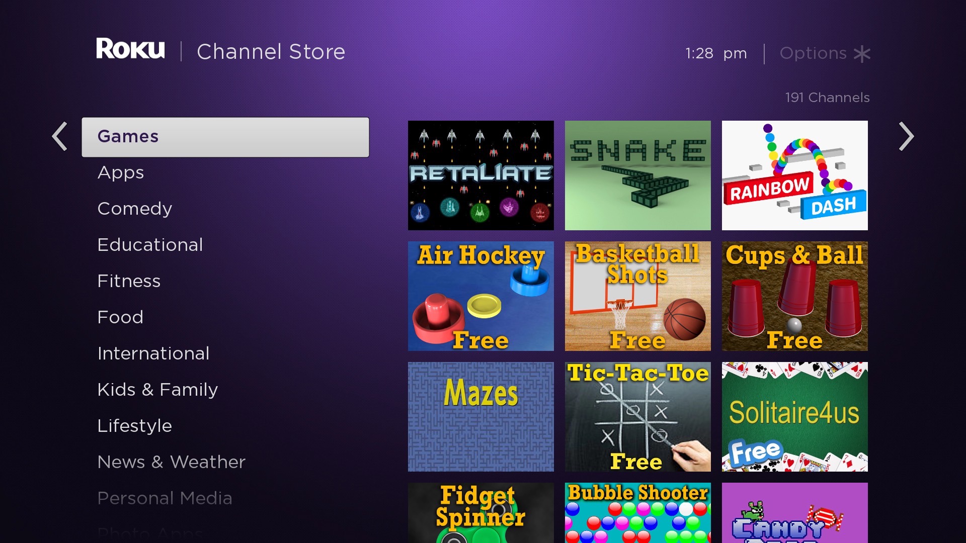 Now You Know, TV App, Roku Channel Store