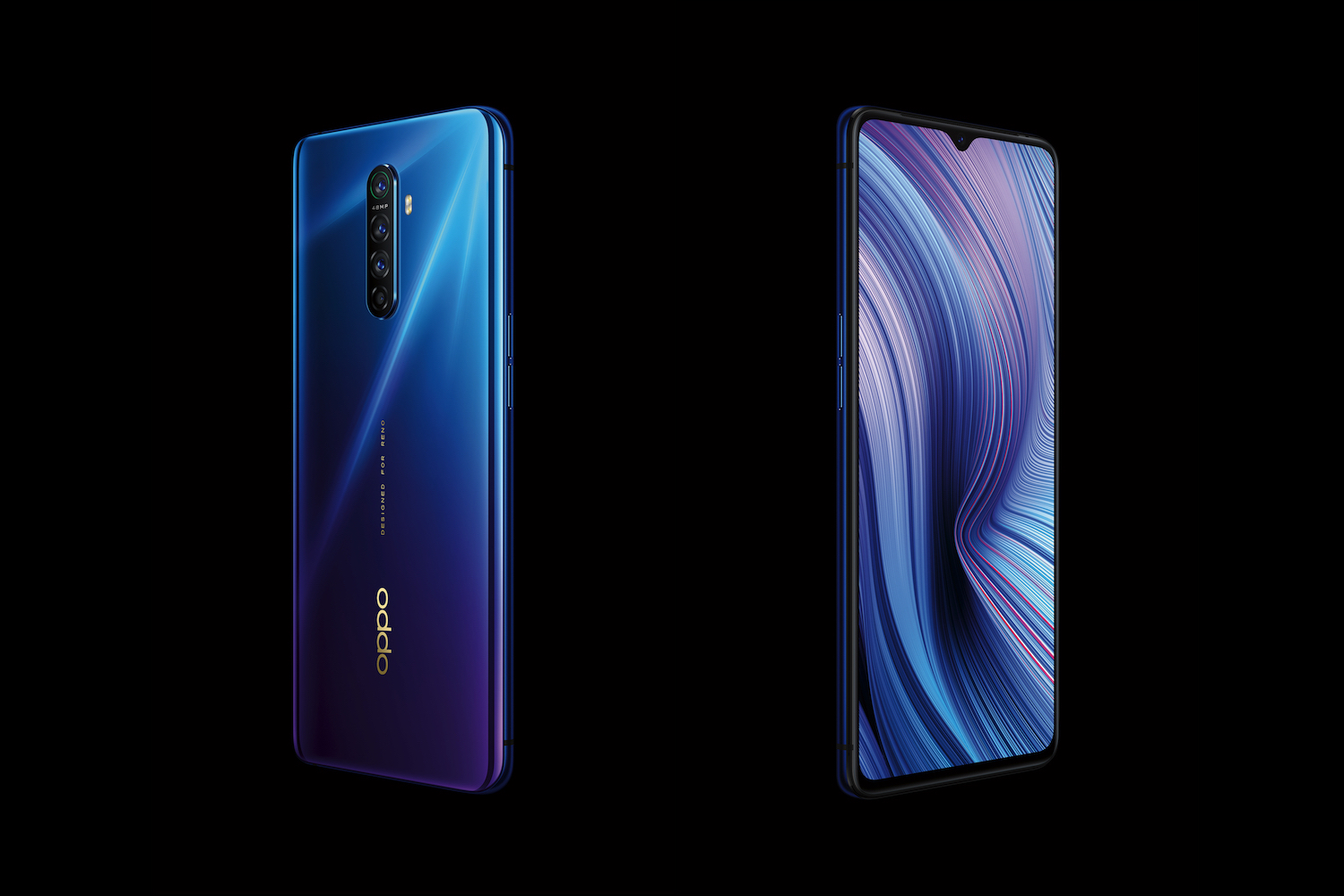 OPPO Reno Ace ブルー Snapdragon 855 Plus - スマートフォン/携帯電話