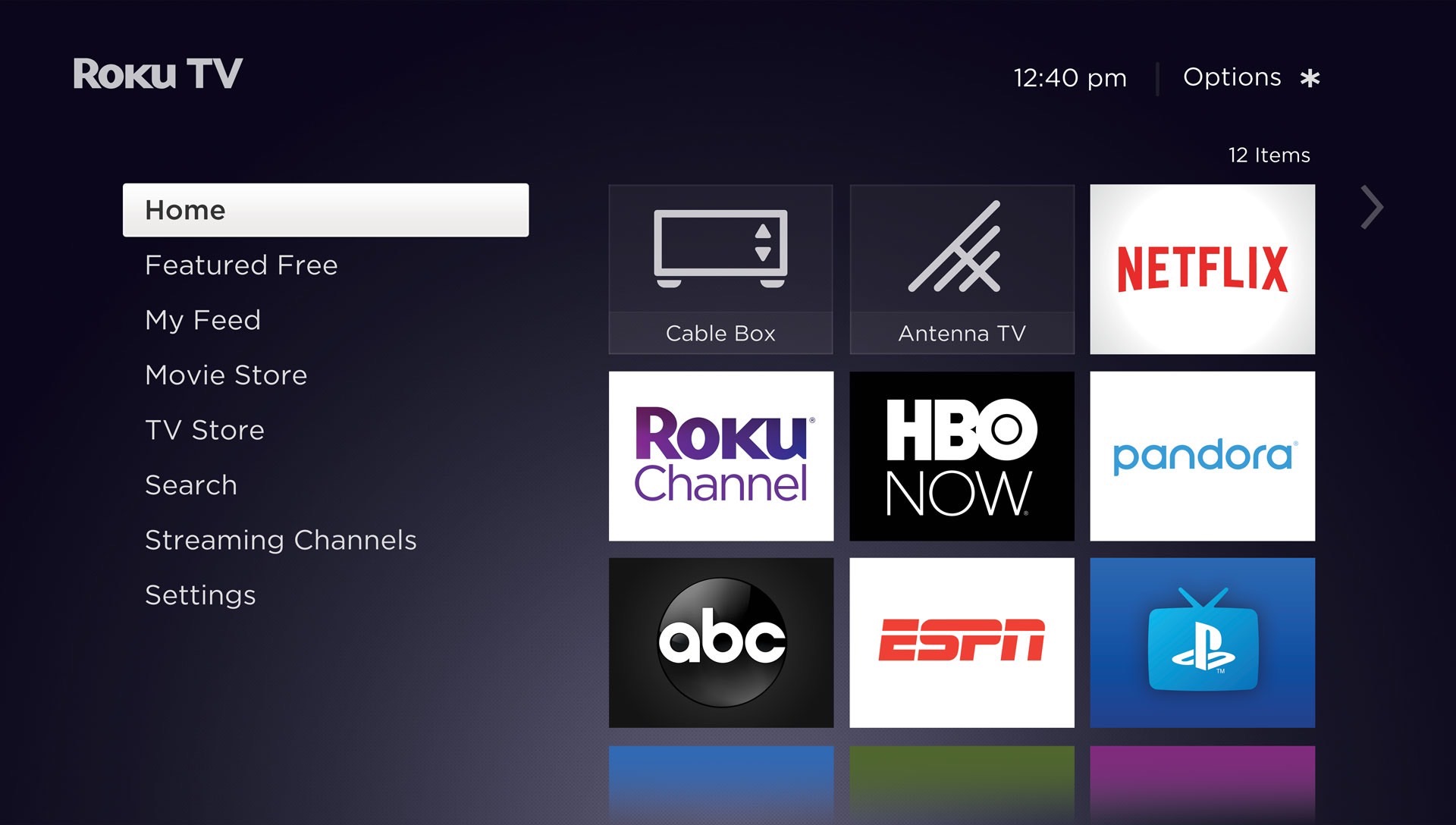 NBC, TV App, Roku Channel Store