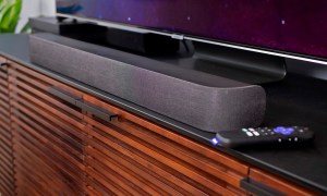 Roku smart soundbar credenza side