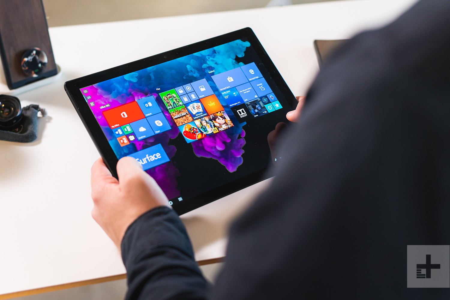 Le mode tablette Windows 10 sur la Surface Pro 6.