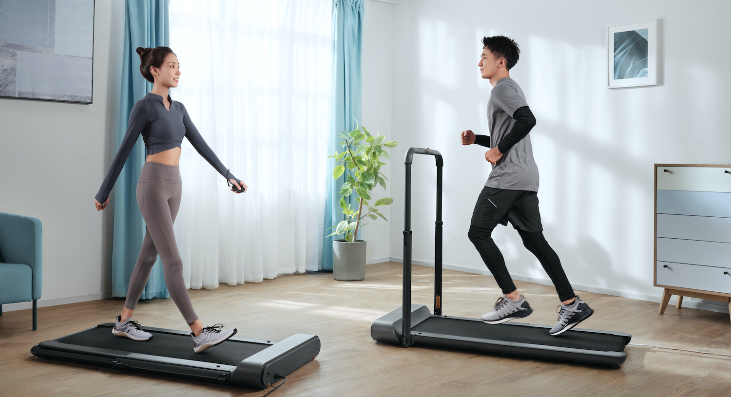 The WalkingPad R1 Pro is a Portable Foldable Treadmill Digital