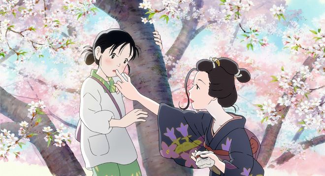 Two women under a tree in In This Corner of the World