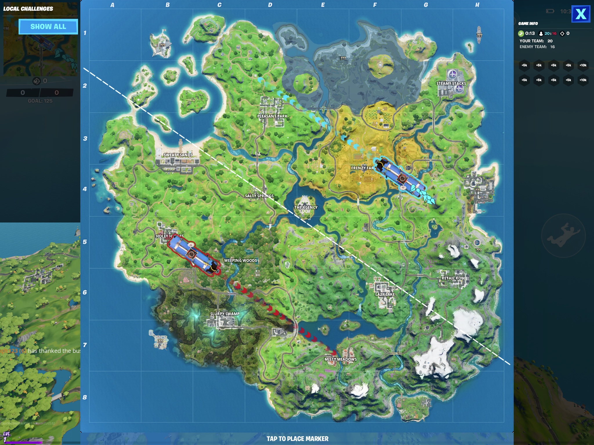 Evolution of Fortnite Map (Chapter 1 Season 1 - Chapter 4 Season 2