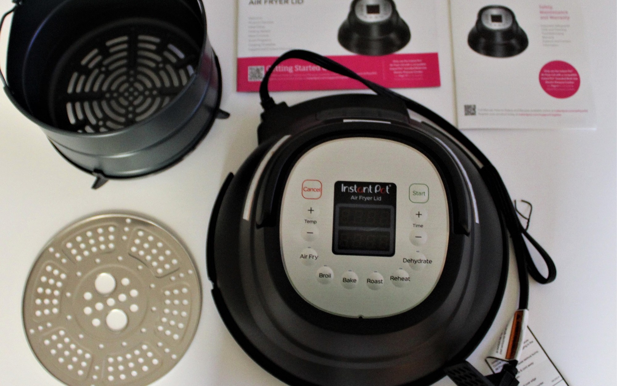 Instant Pot AIR FRYER LID + STORAGE PAD ONLY - See First Photo for