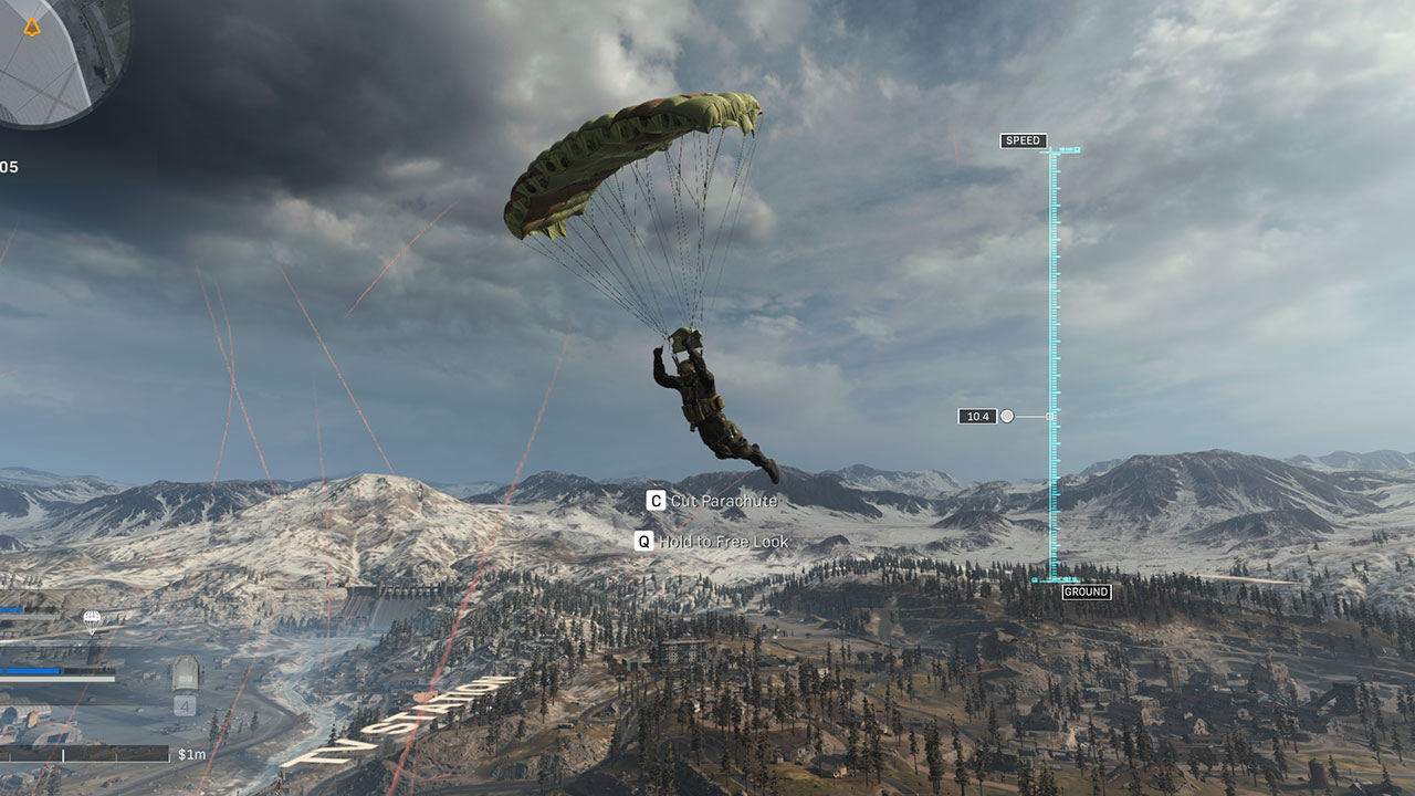 Call of Duty: Warzone will now snip the parachutes of cheaters so