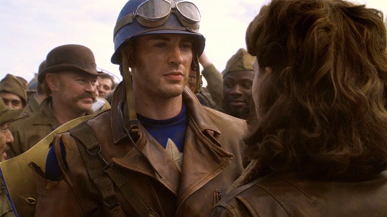 Steve Rogers in "Captain America: The First Avenger."