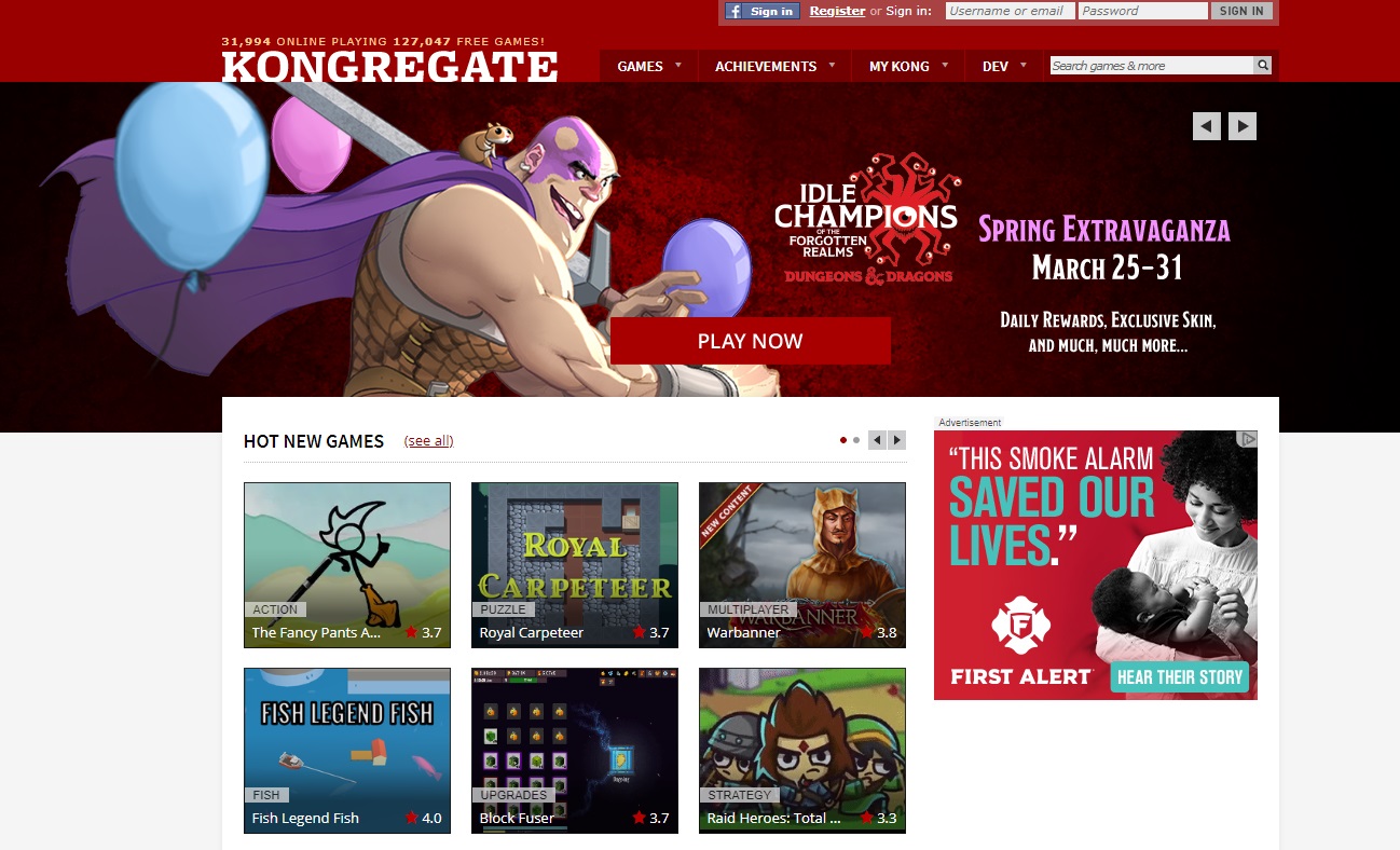 online gaming websites