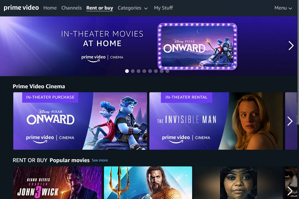 Amazon prime video online latest movies