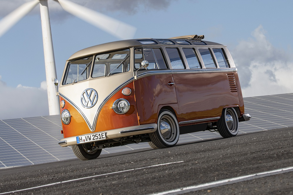 Tesla-powered classic 1966 VW Microbus delivers electric van life and you  can win it