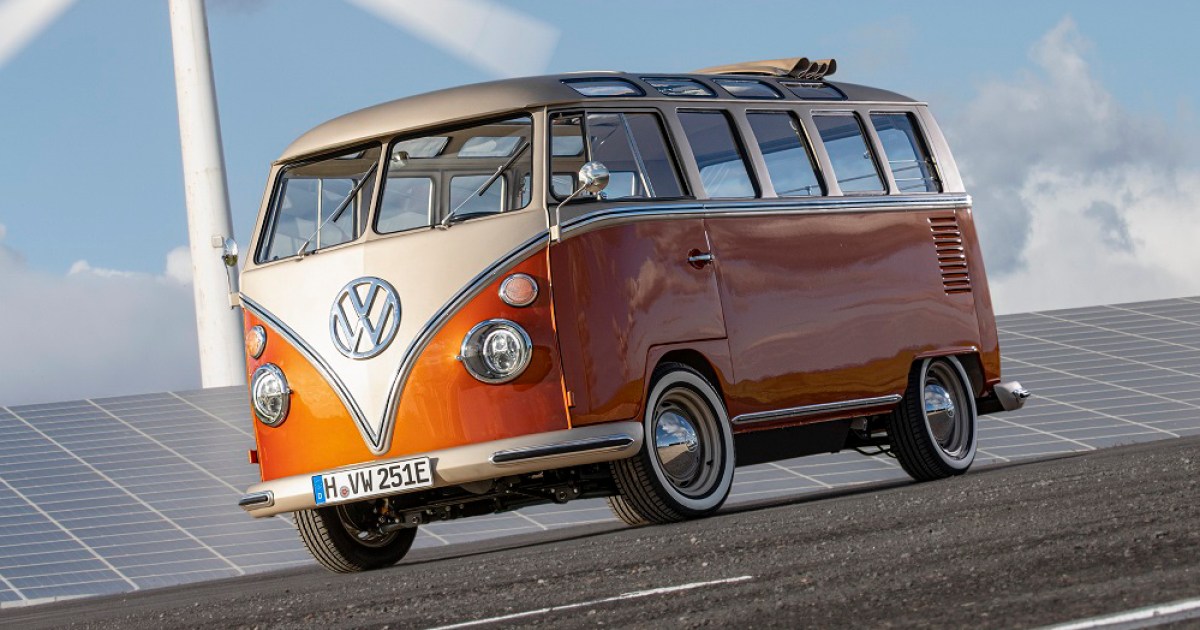 Tesla-powered classic 1966 VW Microbus delivers electric van life and you  can win it