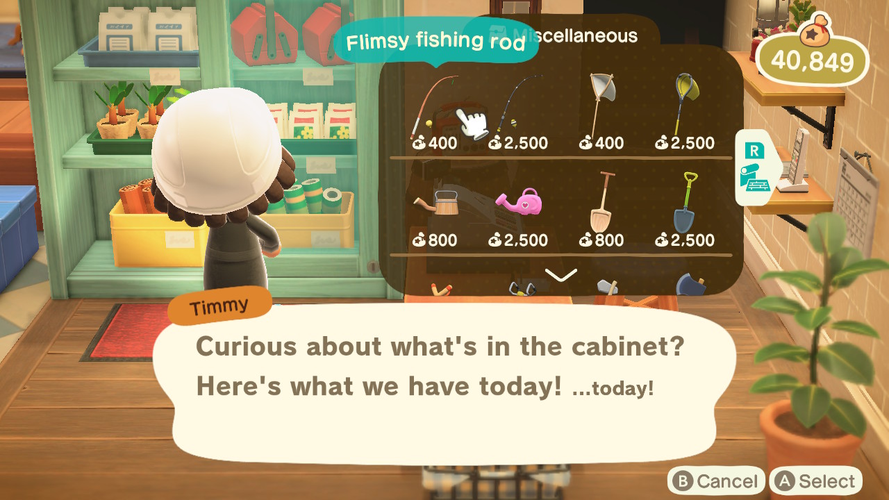 Here's the items Animal Crossing: New Horizons owners purchase the