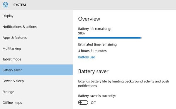 is battery saver good or bad for laptop