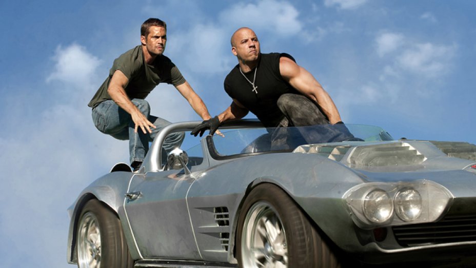 Paul Walker et Vin Diesel dans Fast Five.