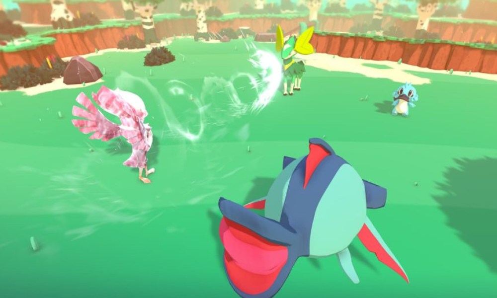 Creatures battle in Temtem