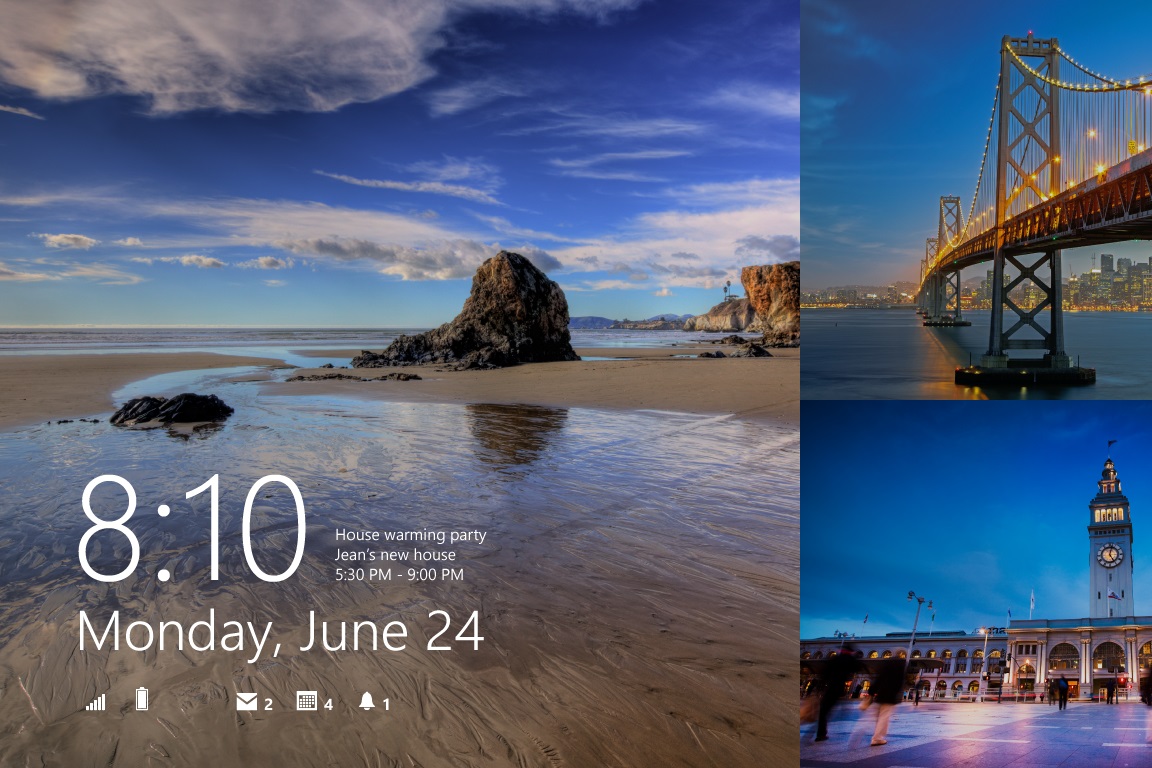 Windows 8.1 Lock Screen