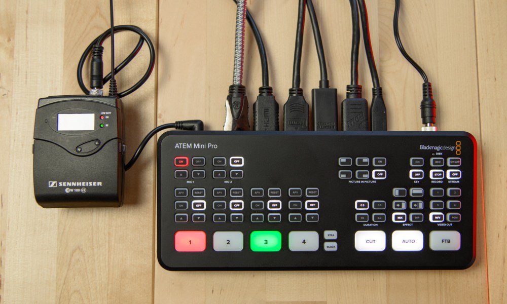 blackmagic design atem mini pro review hands on dm 10