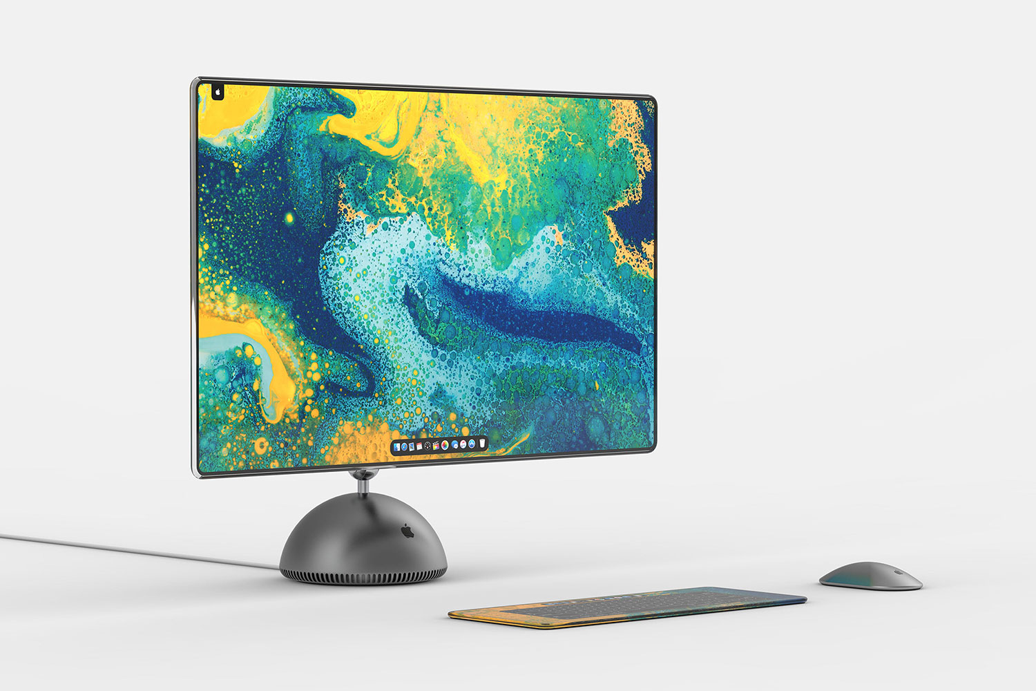 This Redesigned iMac Mockup Is an Amazing iMac G4 Throwback 