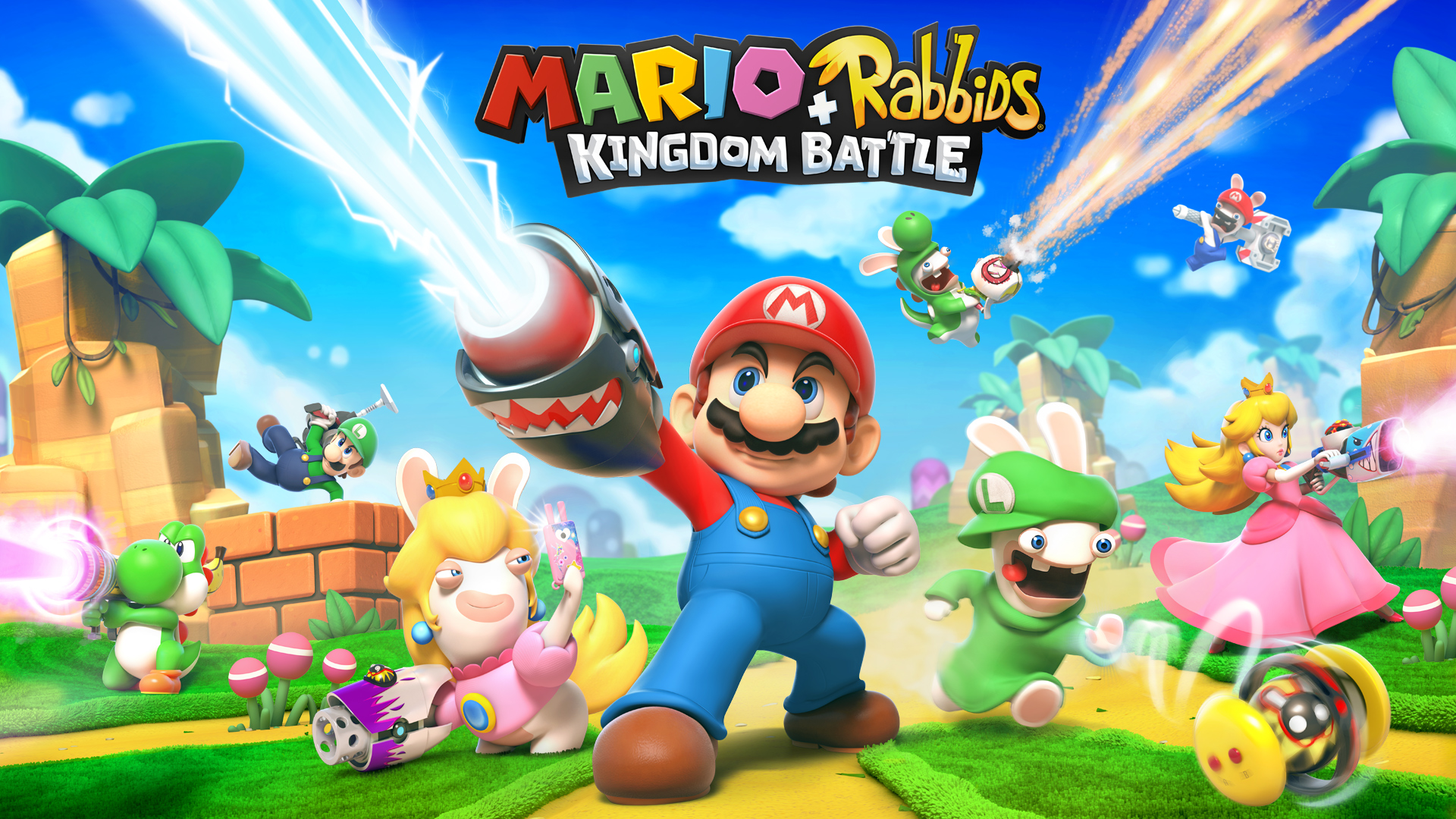 Mario + Rabbids: Kingdom Battle and Pokemon: Let's Go, Eevee