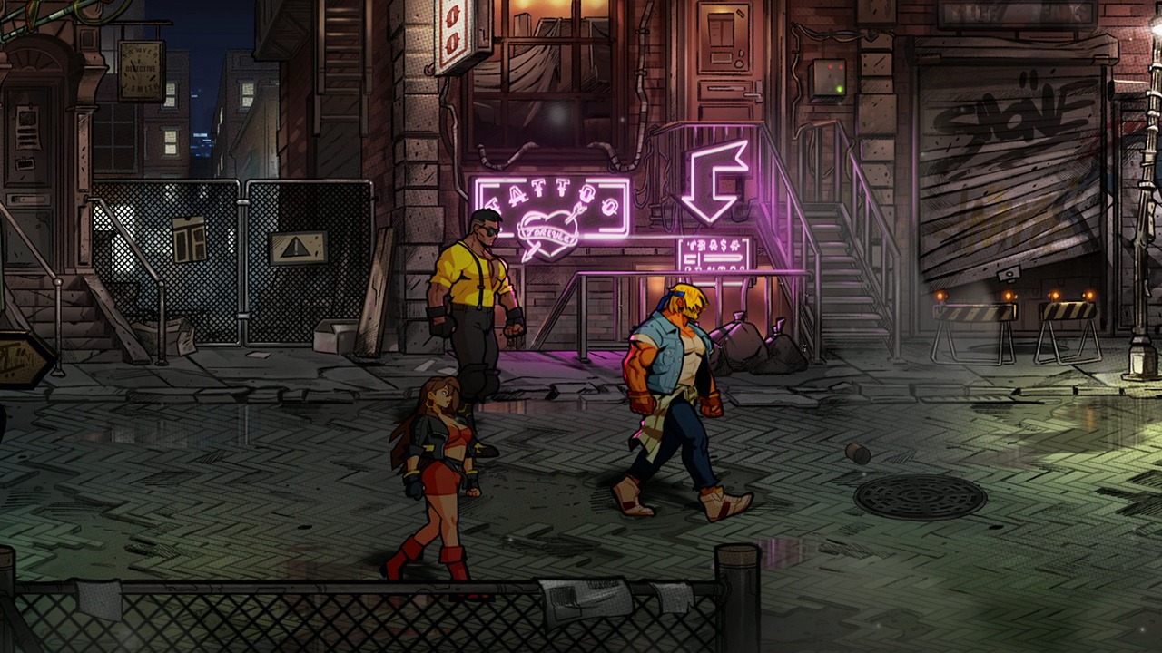 Геймплей из Streets of Rage 4.