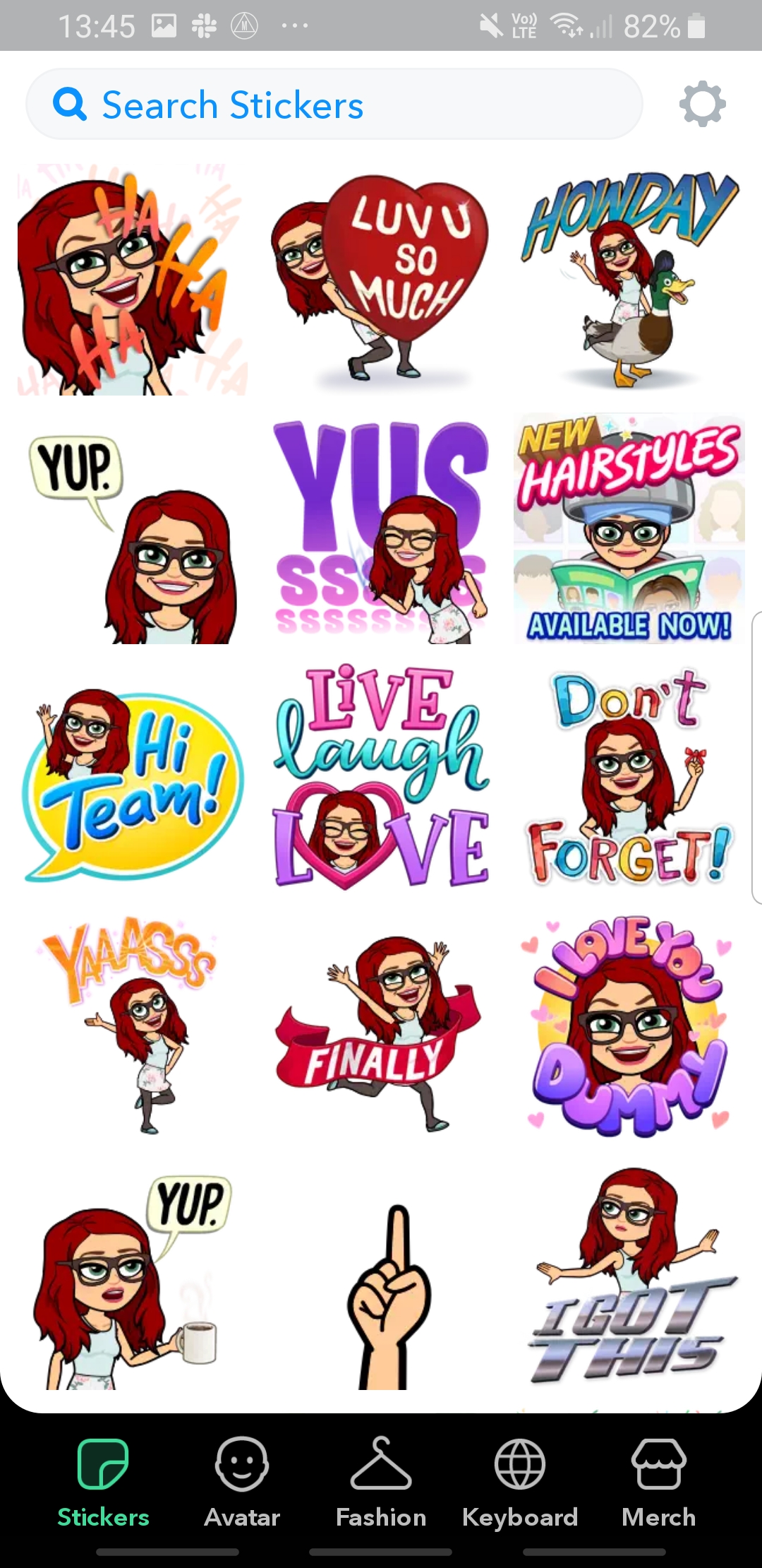 Bitmoji stickers on sale