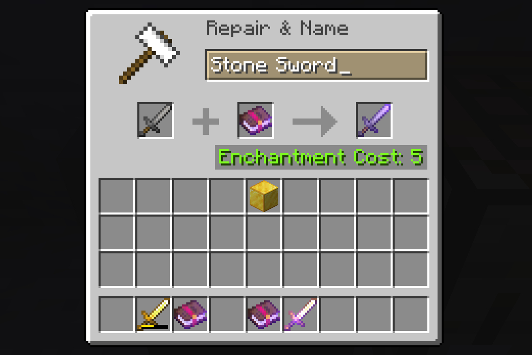 How to Name a Sword in Minecraft