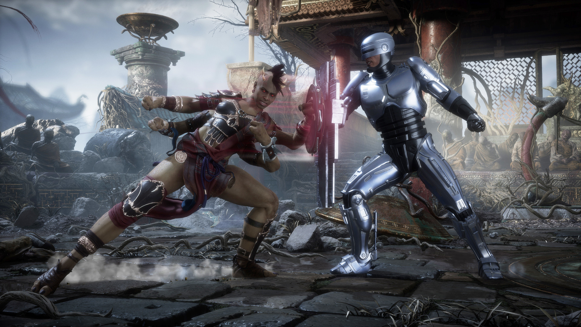 Mortal Kombat 11 gameplay: Baraka costumes and weapons