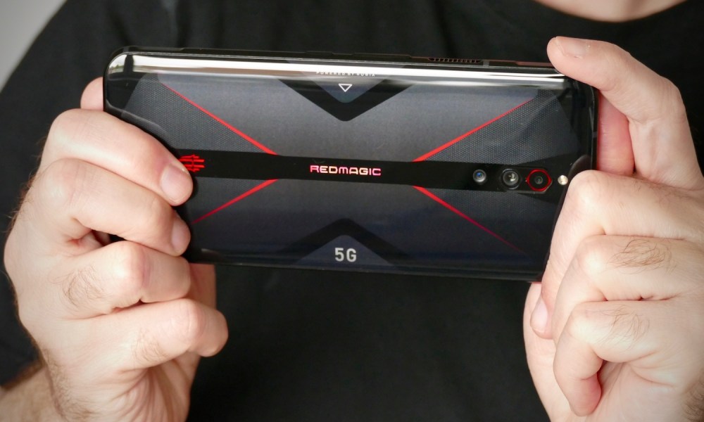 nubia red magic 5g review hand held