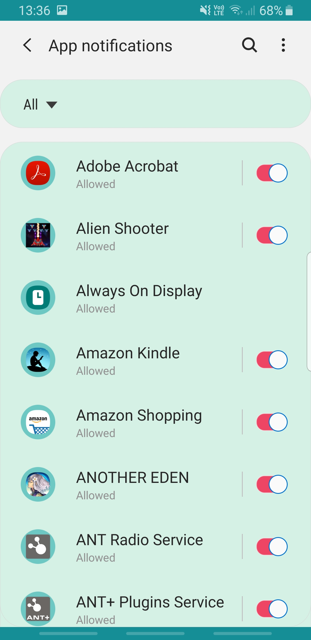 samsung galaxy s8 where is settings icon