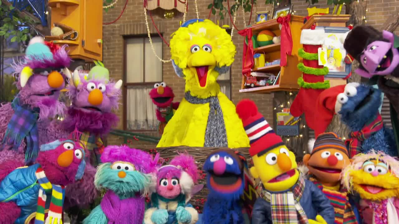 The Muppet cast of Sesame Street.