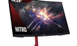 acer nitro xz2 affordable curved gaming monitors front