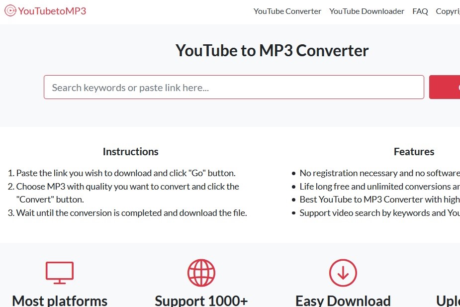 youtube mp3for android